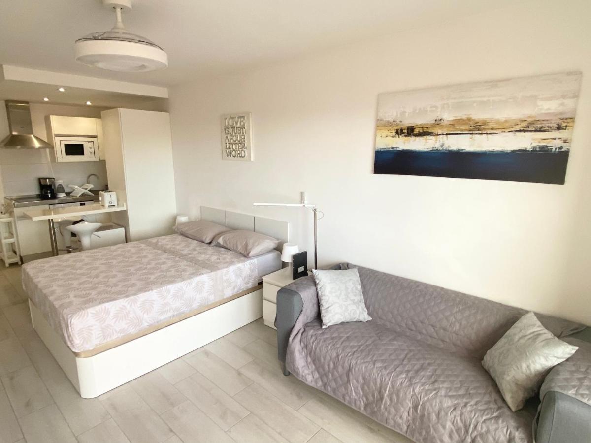 Top Floor, Panoramic Studio, Heated Pool Los Cristianos  Exteriör bild